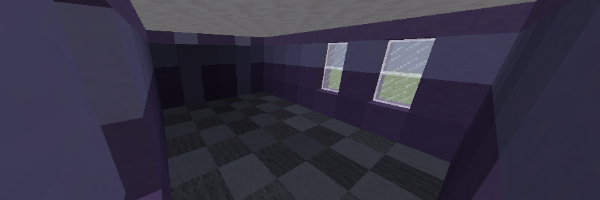 Voilà déjà la pièce vide dans laquelle la salle de bain sera aménagée.